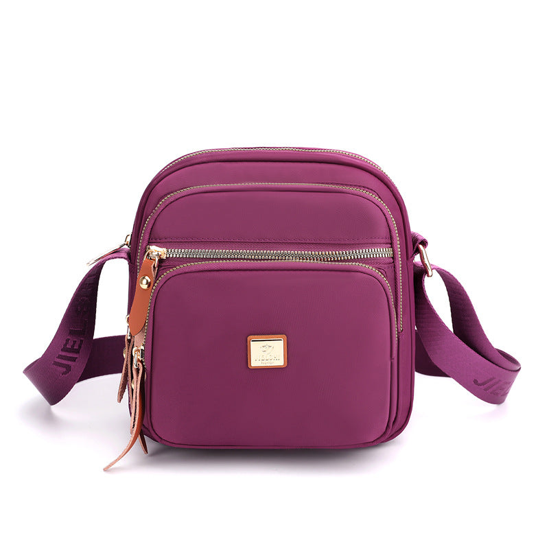 Lässige leichte Umhängetasche mit mehreren Taschen für Damen