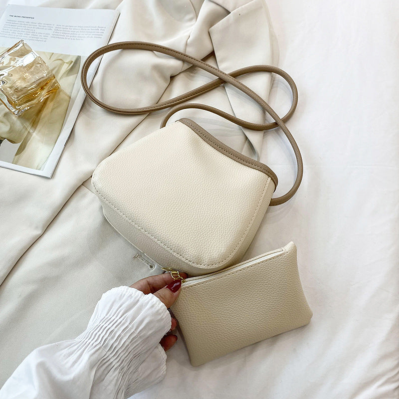 Einfache Crossbody-Umhängetasche
