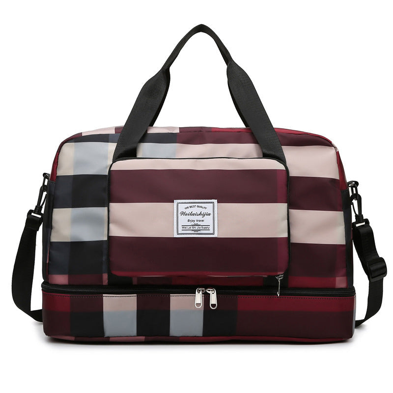 Faltbare Reisetasche mit Trocken-/Nasstrennung