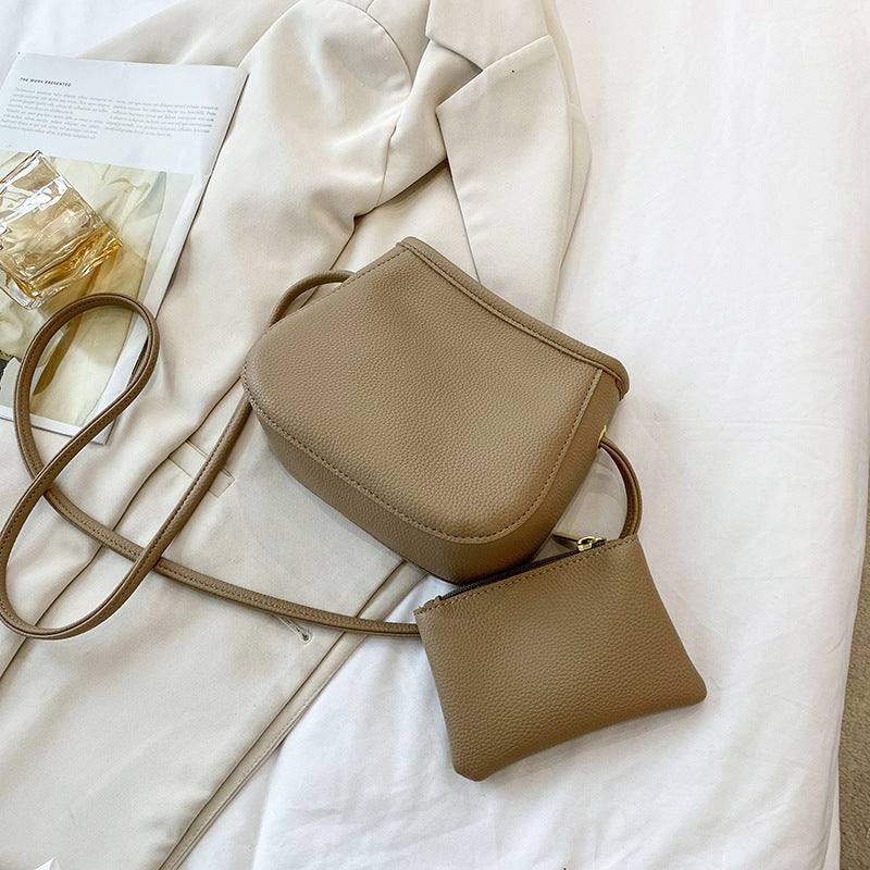 Einfache Crossbody-Umhängetasche