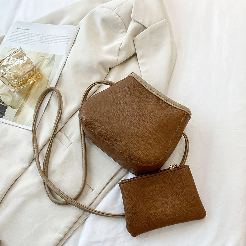 Einfache Crossbody-Umhängetasche
