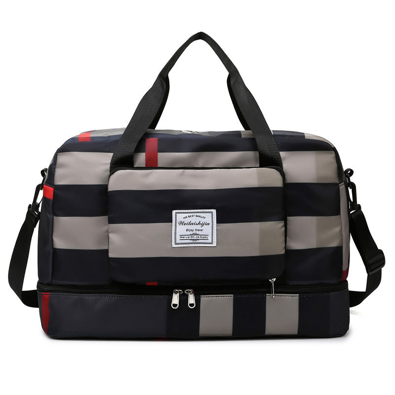 Faltbare Reisetasche mit Trocken-/Nasstrennung